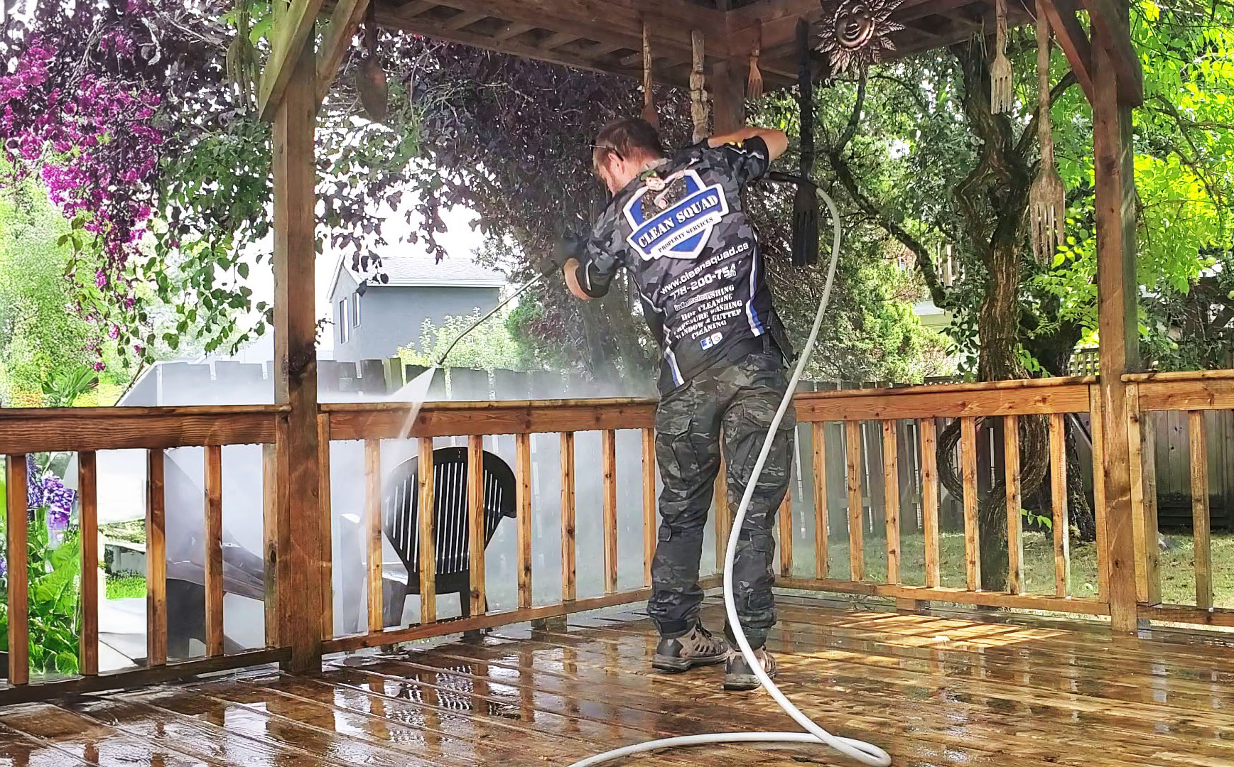 Clean Squad Property Services - deck cleaning in vancouver